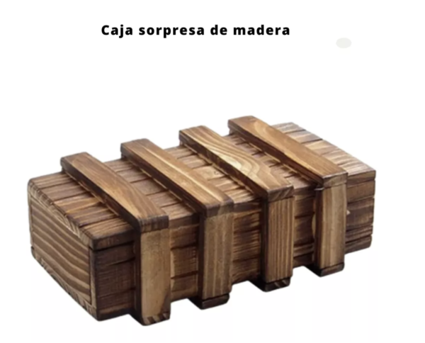 Caja Sorpresa De Madera