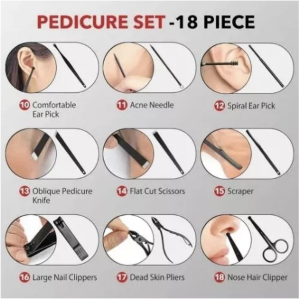 18 Pzs Set De Manicure Pedicure - Image 2