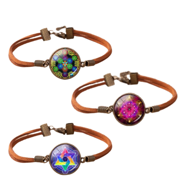 Pulsera Protección Con Geometría Sagrada