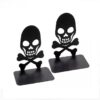 Portalibros de Metal Calavera 2 Piezas